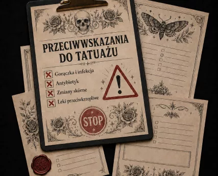 Grafika promująca artykuł: Przeciwwskazania do tatuażu